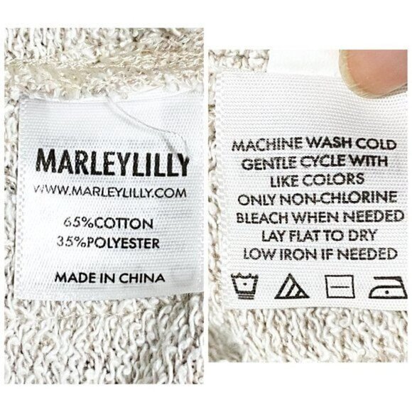 NWT Marleylilly turtleneck top with lace trims - Picture 8 of 8